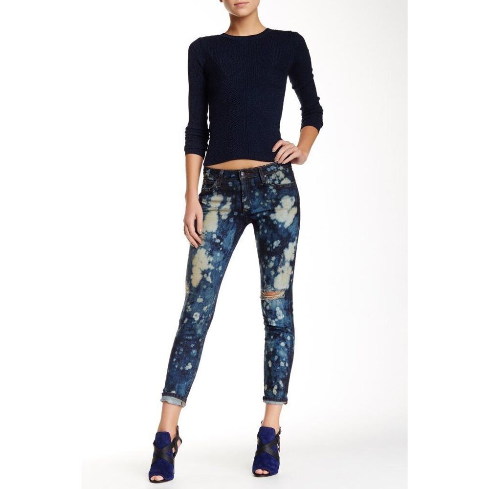 $198 Joe's Jeans Mid Rise Ankle Skinny in Jolene Stone Washed 26 x 29 NWT